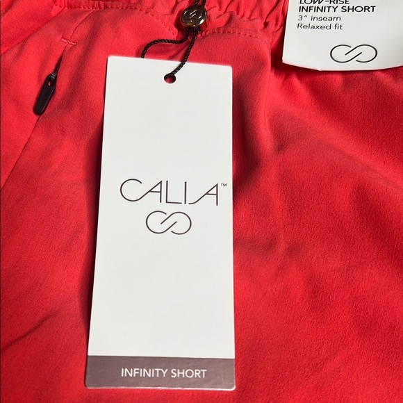 Calia Run Collection Low Rise Infinity Short 3" Relaxed Fit Coral Women's XL NWT - Picture 3 of 16